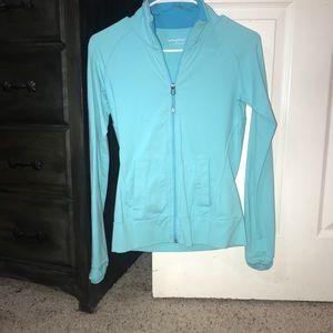 Blue athletic jacket